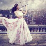 fuse violin band linzi stoppard roof top fashion photo shoot