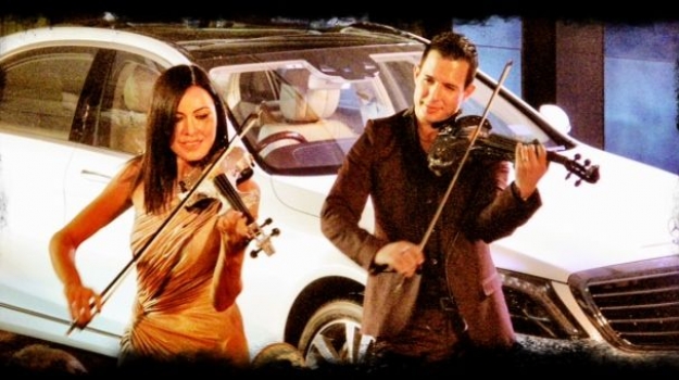 FUSE Electric Violinists Launch New Mercedes S-Class In India